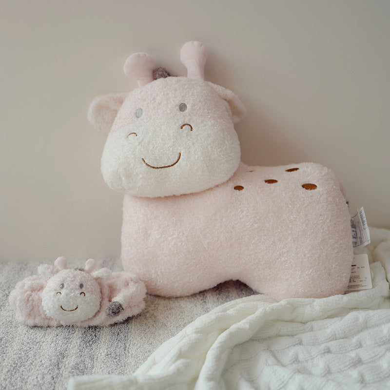 Cute Deer Plush Waist Pillow – Comfort Companion Animal Series Office & Lumbar Support Cushion