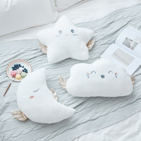 Angel Cloud Moon Star Plush Pillow – Soft Stuffed Cushion Toy for Baby Girls & Kids 9