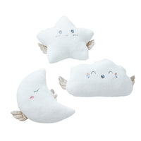Angel Cloud Moon Star Plush Pillow – Soft Stuffed Cushion Toy for Baby Girls & Kids 6