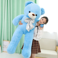 Giant Macaron Teddy Bear Plush Toy – 80-100cm Soft Cotton Stuffed Animal Pillow Doll 4