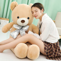 Giant Macaron Teddy Bear Plush Toy – 80-100cm Soft Cotton Stuffed Animal Pillow Doll 3