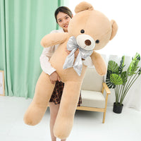 Giant Macaron Teddy Bear Plush Toy – 80-100cm Soft Cotton Stuffed Animal Pillow Doll 5