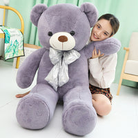 Giant Macaron Teddy Bear Plush Toy – 80-100cm Soft Cotton Stuffed Animal Pillow Doll 2