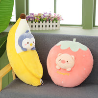 Cute Banana & Carrot Fruit Plush Toy – Soft Stuffed Pillow Doll for Kids & Adults 5