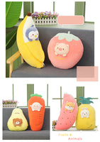 Cute Banana & Carrot Fruit Plush Toy – Soft Stuffed Pillow Doll for Kids & Adults 9