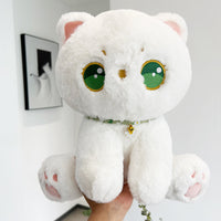 Mori Style Green Eyes Kitten Plush Toy – Cute Furry Cat Doll & Decorative Ornament 7