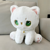 Mori Style Green Eyes Kitten Plush Toy – Cute Furry Cat Doll & Decorative Ornament 3