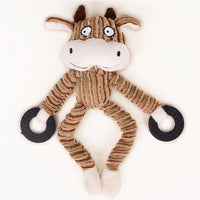 Plush Squeaky Paper Dog Chew Toy – Crinkle & Squeak Interactive Pet Toy 3