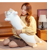 Japanese Kawaii Cat Long Pillow Plush Toy – Soft Cuddle Body Pillow for Cat & Anime Lovers 10