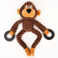 Plush Squeaky Paper Dog Chew Toy – Crinkle & Squeak Interactive Pet Toy 2