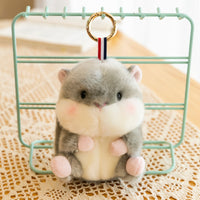 Spherical Animal Plush Keychain – Cute Round Pendant Plush Toy Charm 6