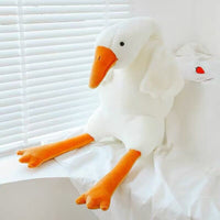 Comfort Companion White Goose Pillow Plush Toy – Soft Stuffed Bird Cuddle Doll 7