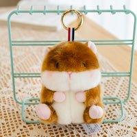 Spherical Animal Plush Keychain – Cute Round Pendant Plush Toy Charm 3