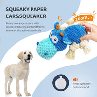 squeaky dog toy for Aggressive Chewers | Durable Interactive Dog Chew Toy 7