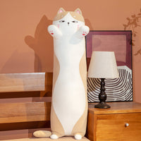 Japanese Kawaii Cat Long Pillow Plush Toy – Soft Cuddle Body Pillow for Cat & Anime Lovers 7