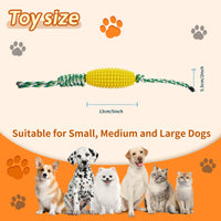 Interactive Corn Dog Chew Toy – Teeth Cleaning Toy for Puppies & Aggressive Chewers 6